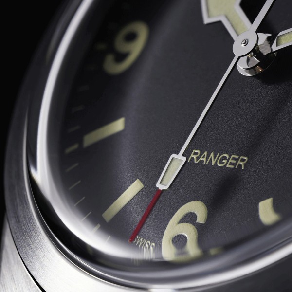 Tudor Ranger automatic watch black dial green fabric strap 39 mm M79950-0003