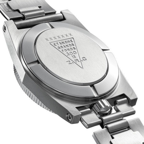 ZRC Grands Fonds 300 Reissue Series 2 black dial steel bracelet 38 mm