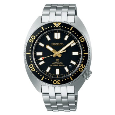 Seiko Prospex Diver's 1968 Turtle Origin automatic gilt black dial steel bracelet 41 mm