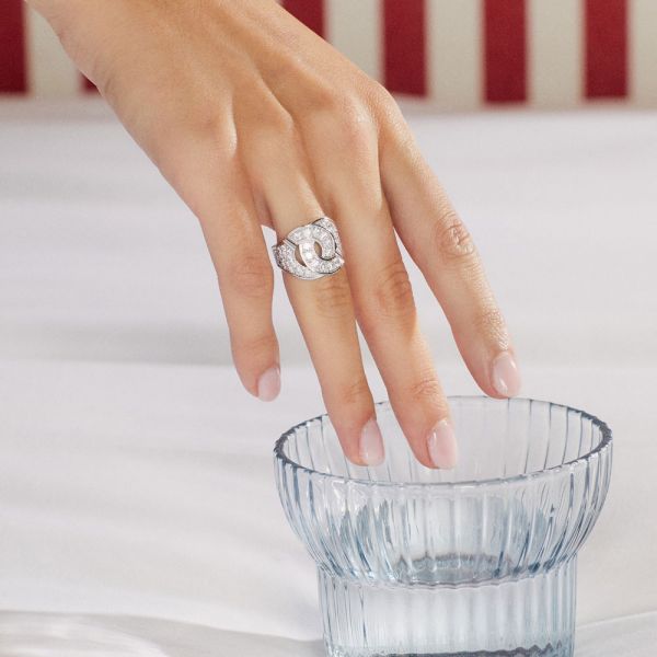 Bague argent sales dinh van