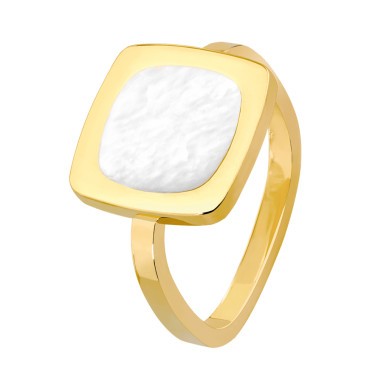 Bague dinh van Impression en or jaune et nacre 
