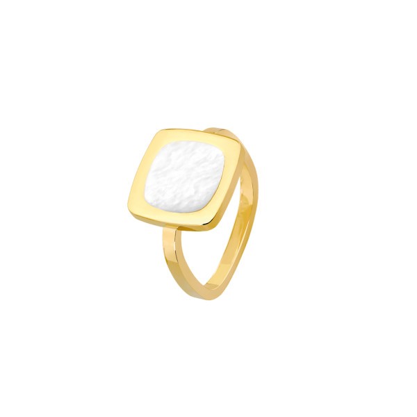 Bague dinh van Impression en or jaune et nacre 214311