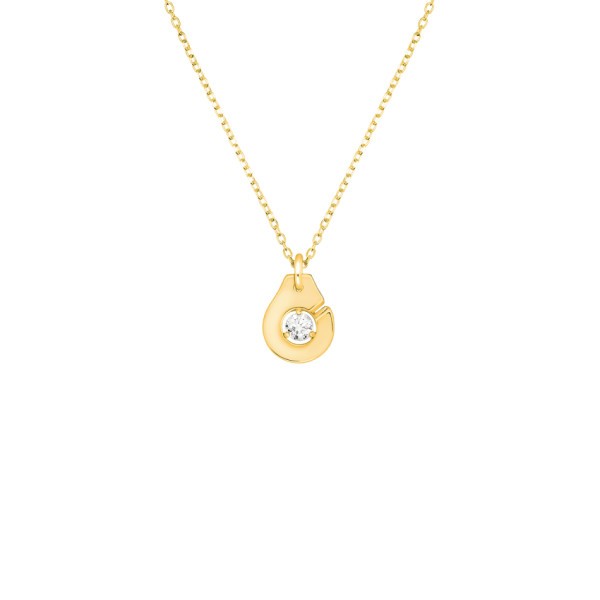 Collier dinh van Menottes R8 en or jaune 667111