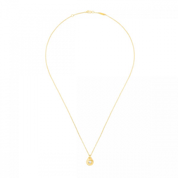Collier dinh van Menottes R8 en or jaune 667111