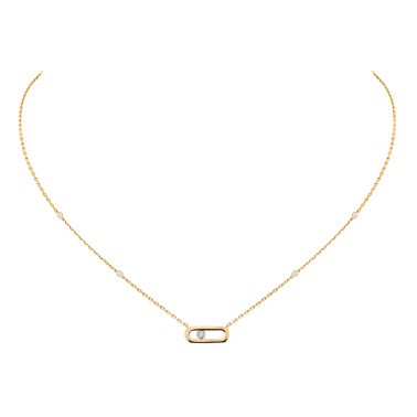 Collier Messika Move Uno en or jaune et diamants 10053J