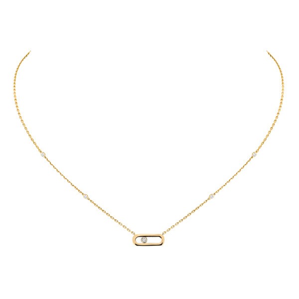 Collier Messika Move Uno en or jaune et diamants 10053J