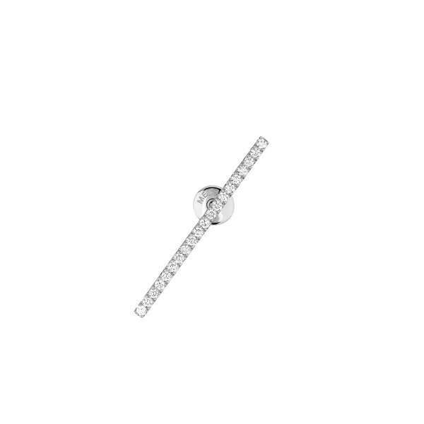 Mono boucle Gatsby Barrette Messika en or blanc et diamants