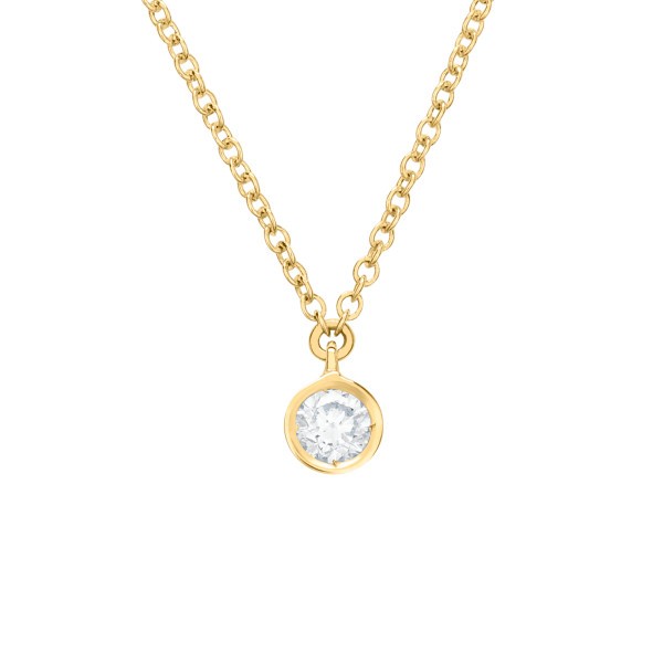 Collier Les Poinçonneurs Joie en or jaune et diamants CA66897J