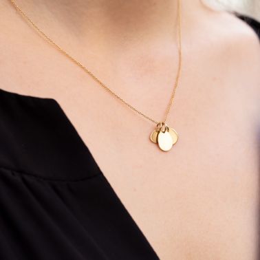 Les Poinçonneurs Eveil necklace in rose gold 