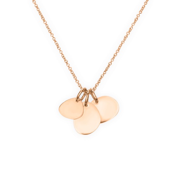 Les Poinçonneurs Eveil necklace in rose gold 