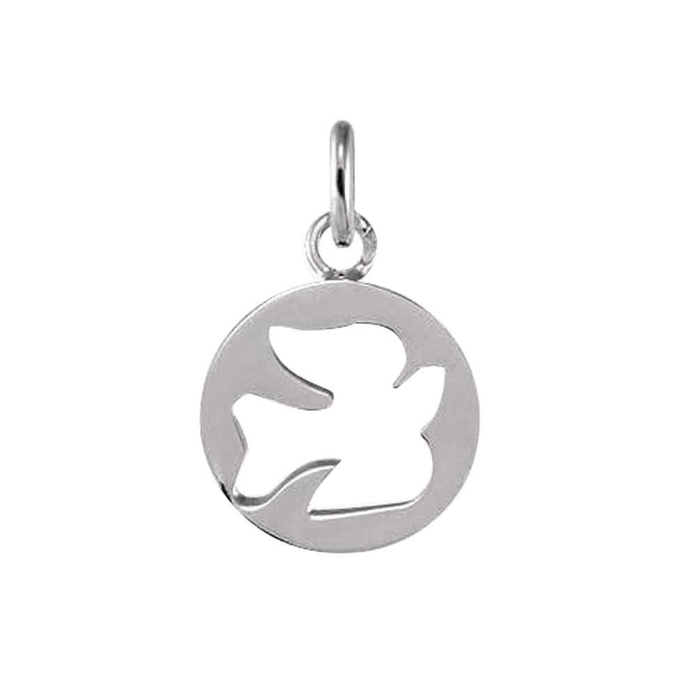 Statuette De Bouddha Rieur, Couleurs Argent Et Blanc