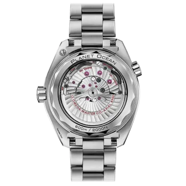 Montre Omega Seamaster Planet Ocean 600m Co-Axial Master Chronometer cadran noir bracelet acier 43,5 mm