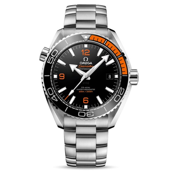 Montre Omega Seamaster Planet Ocean 600m Co-Axial Master Chronometer cadran noir bracelet acier 43,5 mm - SOLDAT PL