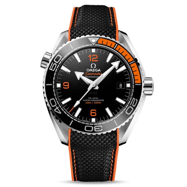 Montre Omega Seamaster Planet Ocean 600m Co-Axial Master Chronometer cadran noir bracelet caoutchouc noir 43,5 mm - SOLDAT PL