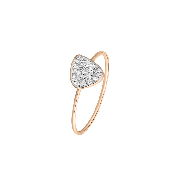 Bague Lepage x Ginette NY Guitar en or rose et diamants