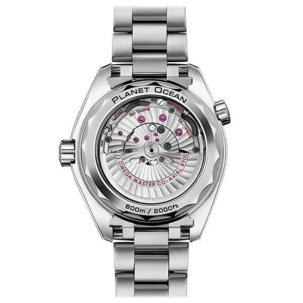 Montre Omega Seamaster Planet Ocean 600m Co-Axial Master Chronometer cadran gris bracelet titane 43,5 mm