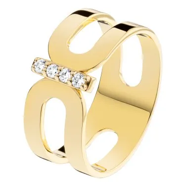 Bague So Shocking Origine en or jaune et diamants