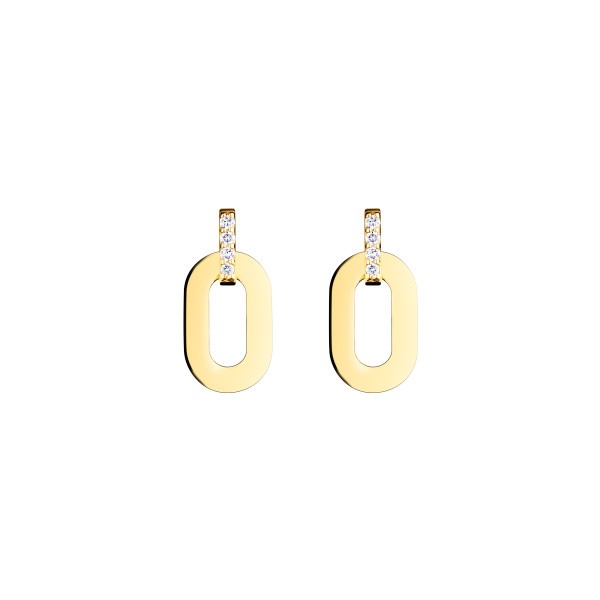 Boucles d'oreilles So Shocking Origine en or jaune et diamants