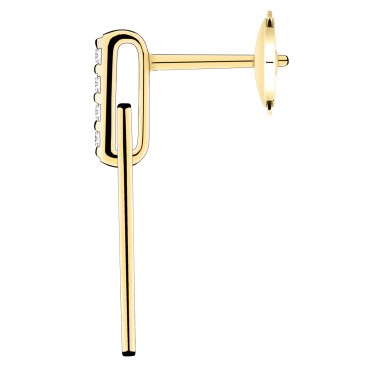 Boucles d'oreilles So Shocking Origine en or jaune et diamants