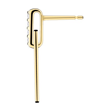 Boucles d'oreilles So Shocking Origine en or jaune et diamants