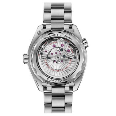 Montre Omega Seamaster Planet Ocean 600m Co-Axial Master Chronometer cadran noir bracelet acier 43,5 mm