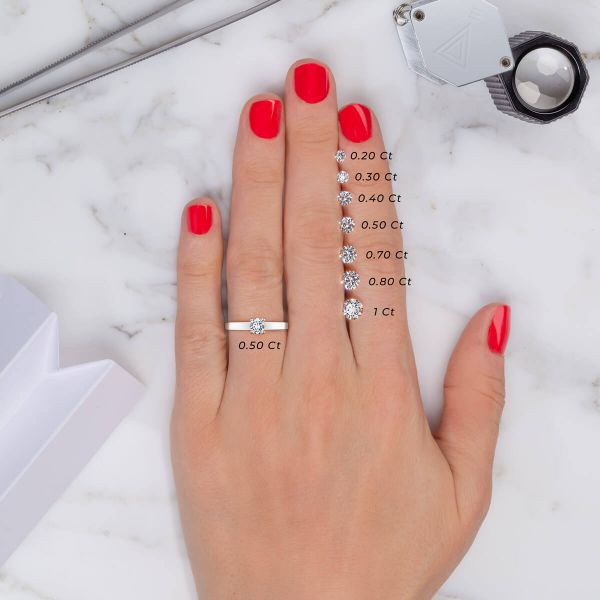 Solitaire Lepage Aristide en or jaune diamants