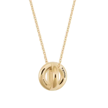 Médaille Le Gramme Entrelacs 3g en or jaune poli