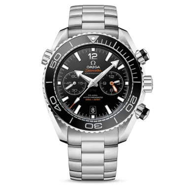 Montre Omega Seamaster Planet Ocean 600m Master Chronometer cadran noir bracelet acier 45,5 mm