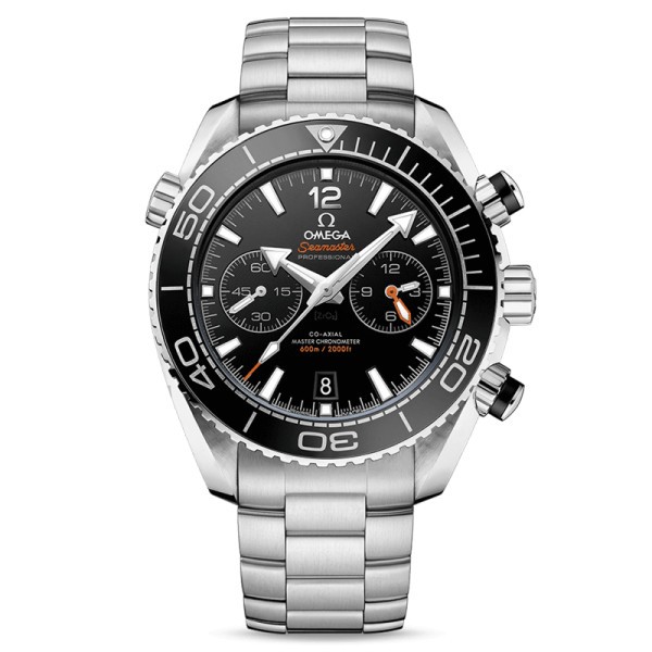 Montre Omega Seamaster Planet Ocean 600m Master Chronometer cadran noir bracelet acier 45,5 mm