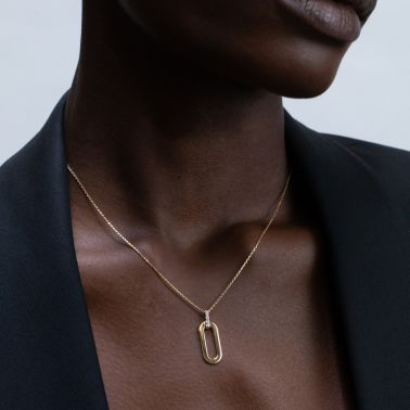 So Shocking Origine Baby necklace in yellow gold and diamonds