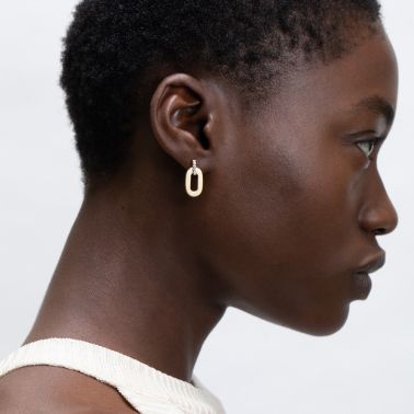 Boucles d'oreilles So Shocking Origine en or jaune et diamants