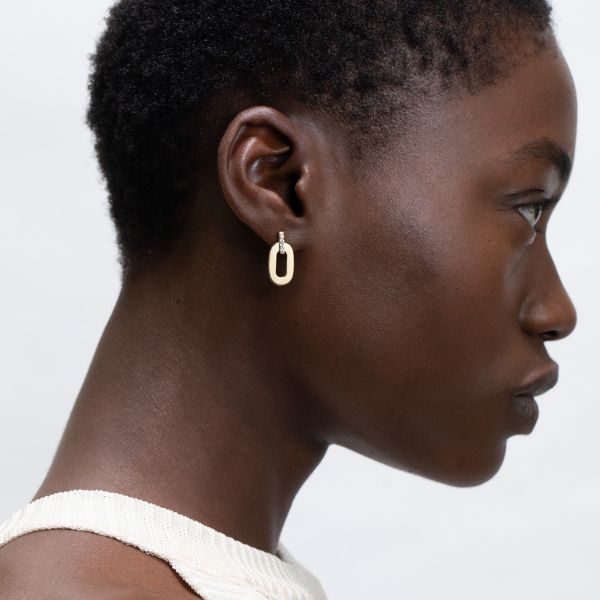 Boucles d'oreilles So Shocking Origine en or jaune et diamants