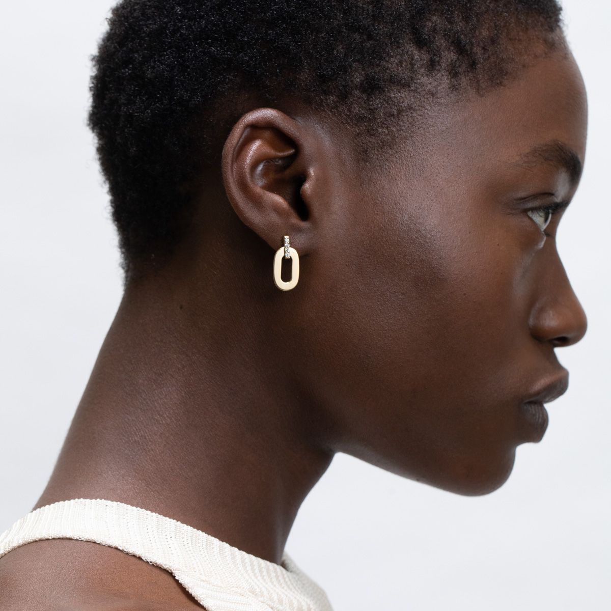 Boucles d'oreilles So Shocking Origine en or jaune et diamants