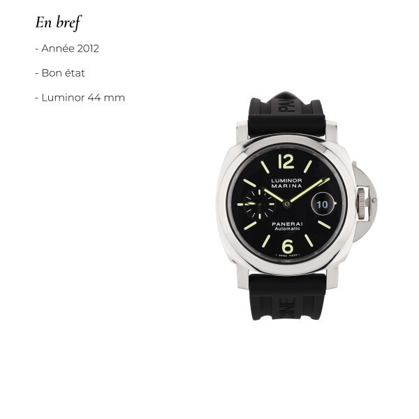 Pre-Owned Panerai Luminor Marina 44 mm PAM00104 2012 - Lepage