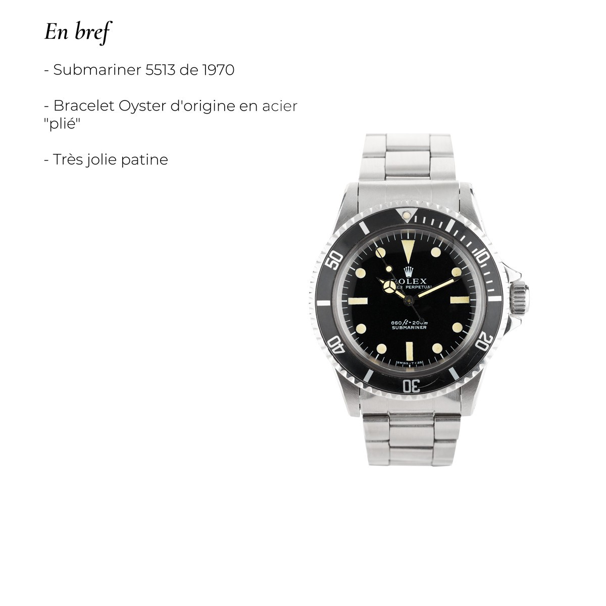 Rolex sales submariner 1970