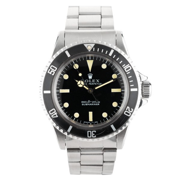 Montre Rolex Submariner Ref. 5513 40 mm automatique 1970