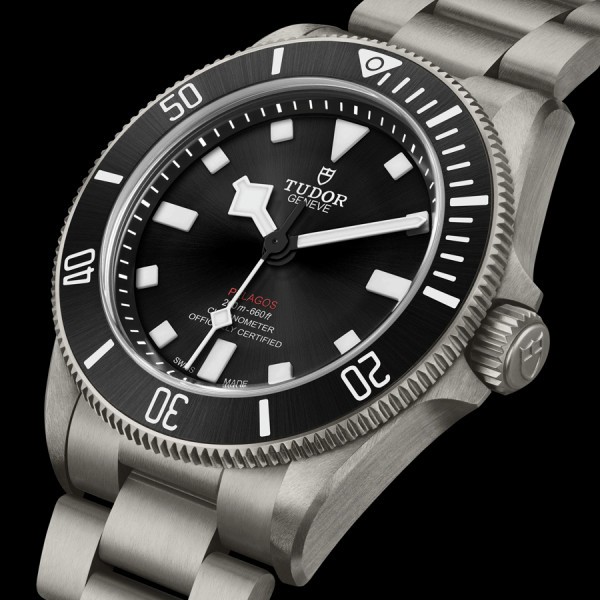 Montre Tudor Pelagos automatique cadran noir bracelet titane 39 mm M25407N-0001