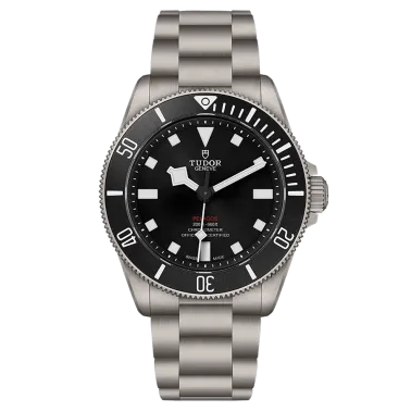 Tudor Pelagos automatic watch black dial titanium bracelet 39 mm M25407N-0001