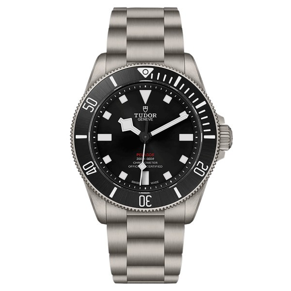 Tudor Pelagos automatic watch black dial titanium bracelet 39 mm M25407N-0001