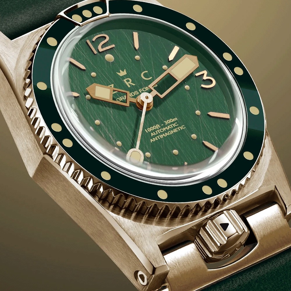 Montre ZRC Vintage 1964 Spirit Bronze Green GF44135 - Lepage