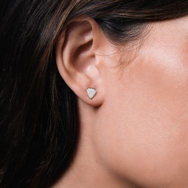 Boucles d'oreilles Lepage x Ginette NY 1922 en or rose et diamants