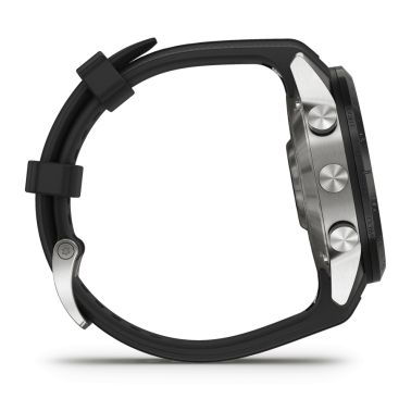 Garmin Marq Gen 2 Athlete watch sapphire titanium black silicone rubber strap 46 mm 010-02648-41