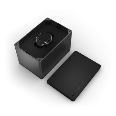 Garmin Marq Gen 2 Athlete watch sapphire titanium black silicone rubber strap 46 mm 010-02648-41