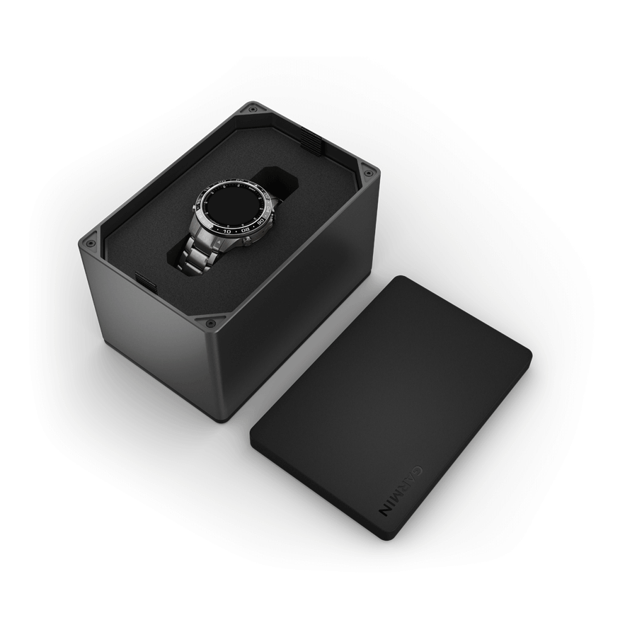 Garmin Marq Gen 2 Aviator watch sapphire titanium and ceramic bracelet 46 mm 010-02648-01