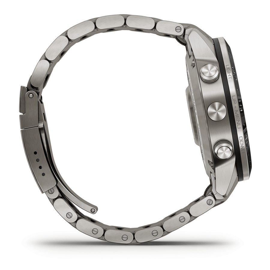 Montre Garmin Marq Gen 2 Aviator saphir titane et céramique bracelet titane 46 mm 010-02648-01
