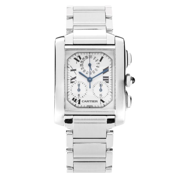 Cartier Tank Française Chronoflex Ref. 2303 28.0 x 36.0 mm quartz Circa 2000