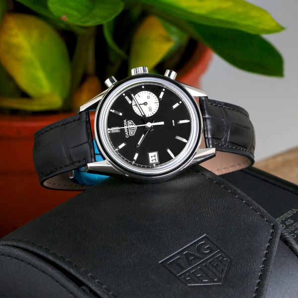 Montre TAG Heuer Carrera Dato Limited Edition for HODINKEE 39 mm automatique Full Set 2021