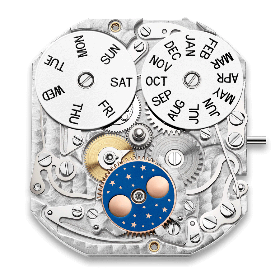 Montre Jaeger-LeCoultre Reverso Tribute Duoface Calendar Or Rose remontage manuel cadran gris bracelet cuir marron Q3912530