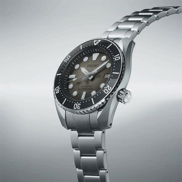 Seiko Prospex Diver's King Sumo automatc grey dial steel bracelet 45 mm