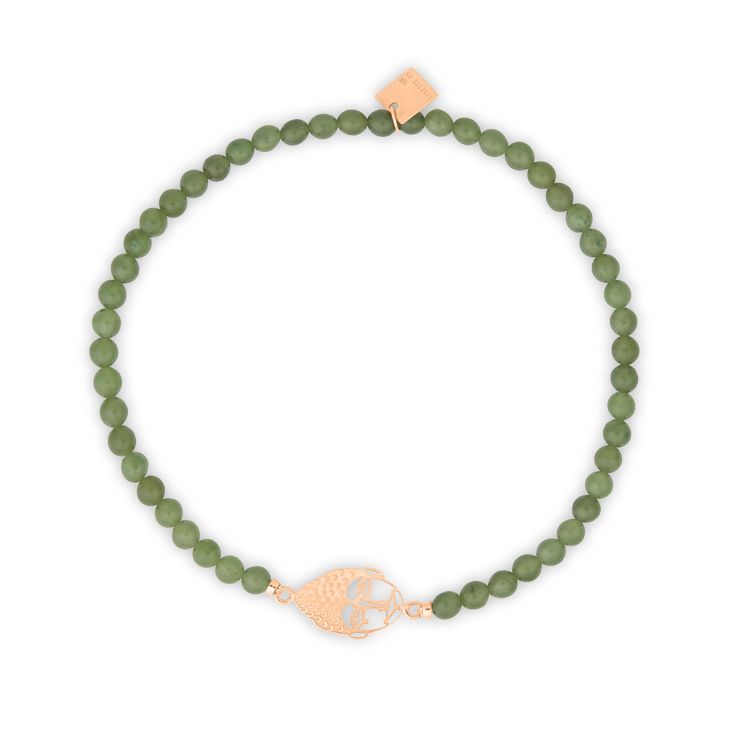 Rose gold deals buddha bracelet